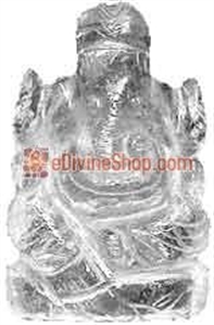 Picture of Crystal Ganesha For Wealth, Goodluck