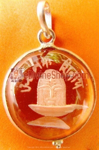 Picture of Om Namah Shivaya Hand Pendant Silver