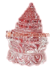 Picture of Crystal  Shree Yantra on Lotus