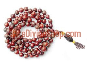 Picture of Bloodstone Mala to Bring Strength of Mind & 