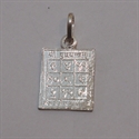 Picture of Sri Budha (Mercury) yantra pendant in silver