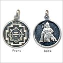Picture of Sri Hanuman Yantra Pendant in Silver for Protection and Courage