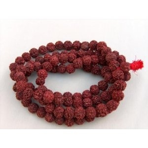Picture of Rudraksha Mala (108 Xlarge-sized Beads on Unknotted Thread)