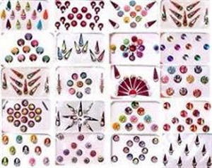 Picture of 15 pack Fancy Bindi Women Daily and Party Wearladies
