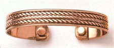 Picture of Links and Twists - Copper Bracelet With Magnets