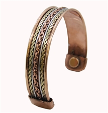 Picture of Powerful Magnetic Copper Cuff Bracelet for Arthritis and Golf Sport Aches and Pains