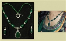Picture of Ethnic's Stone Necklace SN01 Green