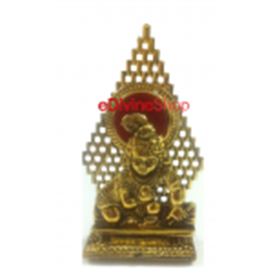 Picture of Hindu God Idols Gold Plated Krishna