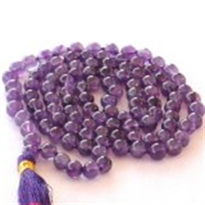 Picture of Amethyst Mala For Peace and Getting Rid of Stress and Tension