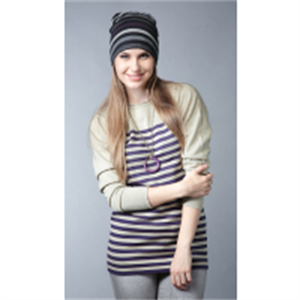 Picture of Acrylic Fisher Multicolumn Stripe Cap