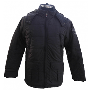 Picture of Mens Jacket Dotted Nylon with Sherpa 30ich long