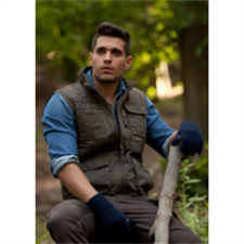 Picture of Mens Sleeveless Jacket Cargo Style