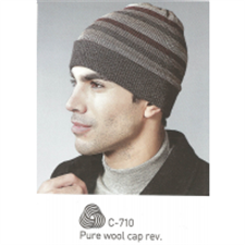 Picture of Pure Wool Multi Stripes Cap