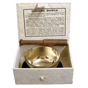 Picture of Fair Trade Medium Sized Tibetan Singing Bowl Boxed Set 10.5 cm