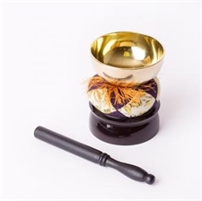 Picture of Mini singing bowl - 7.5 cm, ø approx. 7.5 cm, made from seven precious metals, approx. 125 g