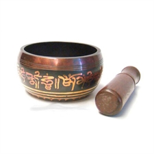 Picture of Tibetan Singing Bowls High Quality Bowl - 4.5" With Striker