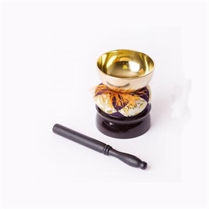 Picture of Mini singing bowl - 6.8 cm, ø approx. 6.8 cm, made from seven precious metals, approx. 65 g