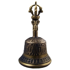 Picture of Tibetan Hand Bell / Meditation & Prayer Bells / Dorje / Vajra - Medium