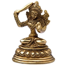 Picture of Religion Buddhist Meditation Tara Buddha Statues Brass