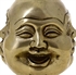 Picture of Buddhism Décor Laughing Smiling Buddha Statue Brass 7.62 Cm