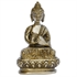 Picture of Buddhist Statues Buddha Brass Metal Sculpture India Gift: 4.45 x 7.62 x 3.18 Cms