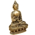 Picture of Seated Buddha Statue Collectible Figurines Brass Decor 13.97 x 10.16 Cms