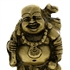 Picture of Laughing Buddha Brass Sculpture Collectible India 8.89 x 5.08 Cm