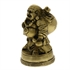 Picture of Laughing Buddha Brass Sculpture Collectible India 8.89 x 5.08 Cm
