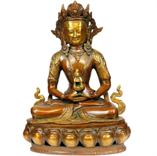 Picture of Amitabha Buddha - Brass Statue 