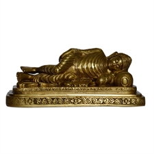 Picture of Sleeping Buddha Handmade Brass Statues 