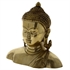 Picture of Sculpture Decor Buddhism Statue Buddha Head Brass Metal Art 16.51 cm