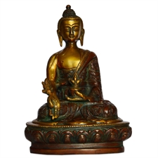 Picture of Sanjeevani Buddha with Pot Handmade Brass Statues