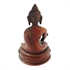 Picture of Hand Carved Lord Buddha Statue Brass Metal Brown Religious Sculpture Indian Art
