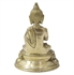 Picture of Religious Statue Of Lord Buddha Sitting Posture Brass Metal Golden Sculpture Gift