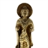 Picture of Standing Buddha Statue Buddhism Décor Brass Metal Art Height 29.21 cm