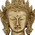 Picture of Buddhist Art Tara Buddha Head Home Decor Brass Metal Statue 15.24 Cm