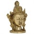 Picture of Buddhist Art Tara Buddha Head Home Decor Brass Metal Statue 15.24 Cm