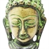 Picture of Religious India Decorative Golden Face Buddha Design Wall Decor Brass Metal Figurine