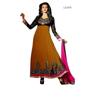 Picture of Sushmita Sen Chicku Color Long Anarkali Salwar Kameez Sus11009