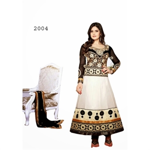 Picture of Zarine Khan Black Anarkali Salwar Suits Zar2004