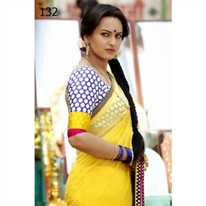 Picture of Sonakshi Sinha Yellow Sari in Dabangg BWR132